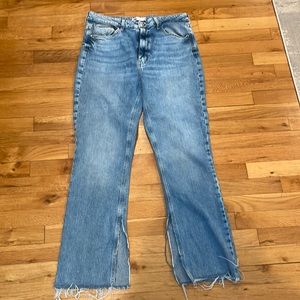 Women’s Zara Distressed Slit Jeans